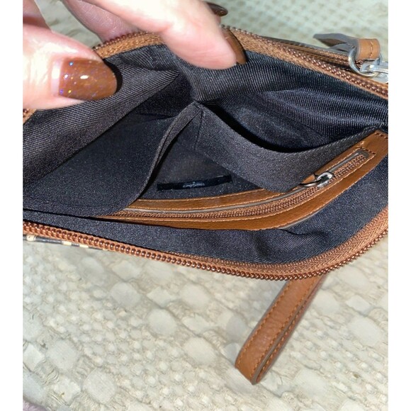 Mossimo Faux Snakeskin Wristlet Bag Purse Clutch Wallet size 9 in x 6.25 inches - Picture 7 of 10